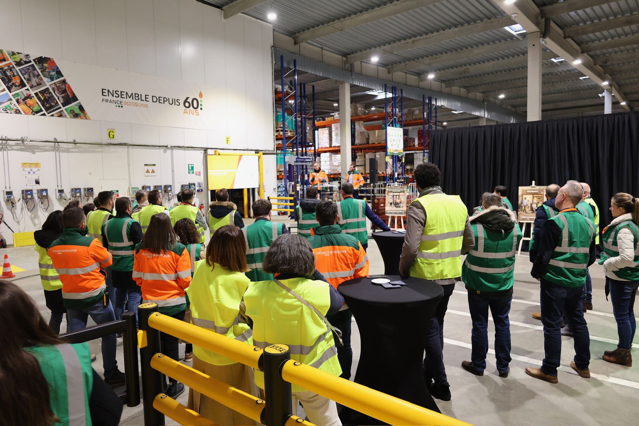 France Boissons fête ses 60 ans sur le site logistique de Caen